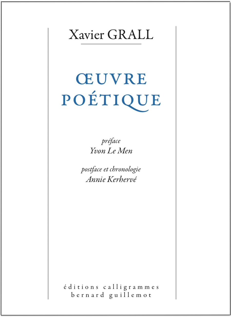 Œuvre poétique