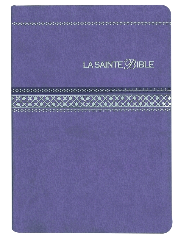 La Sainte Bible Segond 1910 - Parme, similicuir, tranche argent, souple