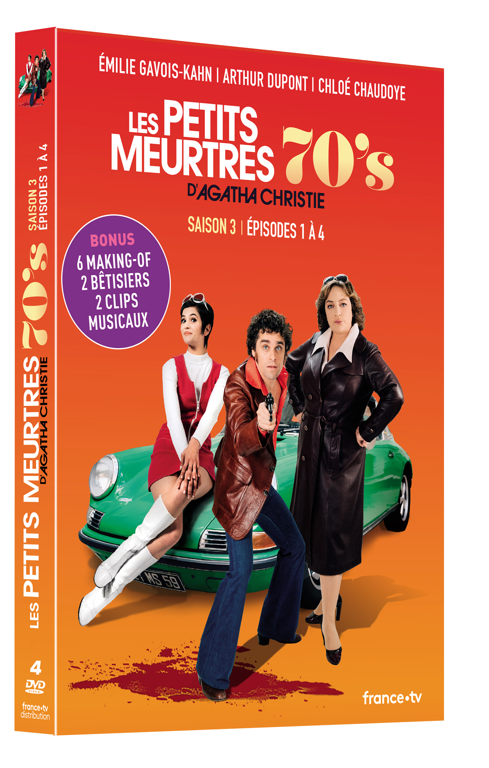 COFFRET LES PETITS MEURTRES D_AGATHA CHRISTIE - S3 EP 1 A 4 - Digipak - DVD