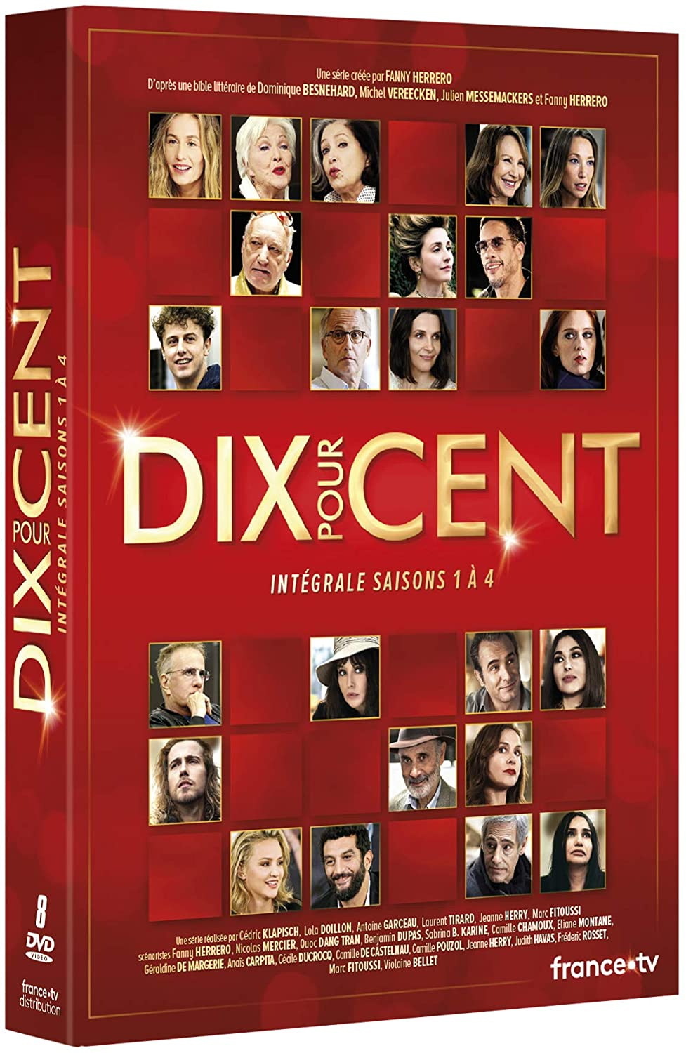 COFFRET DIX POUR CENT - L_INTEGRALE - SAISONS 1 A 4 - Digipak - DVD