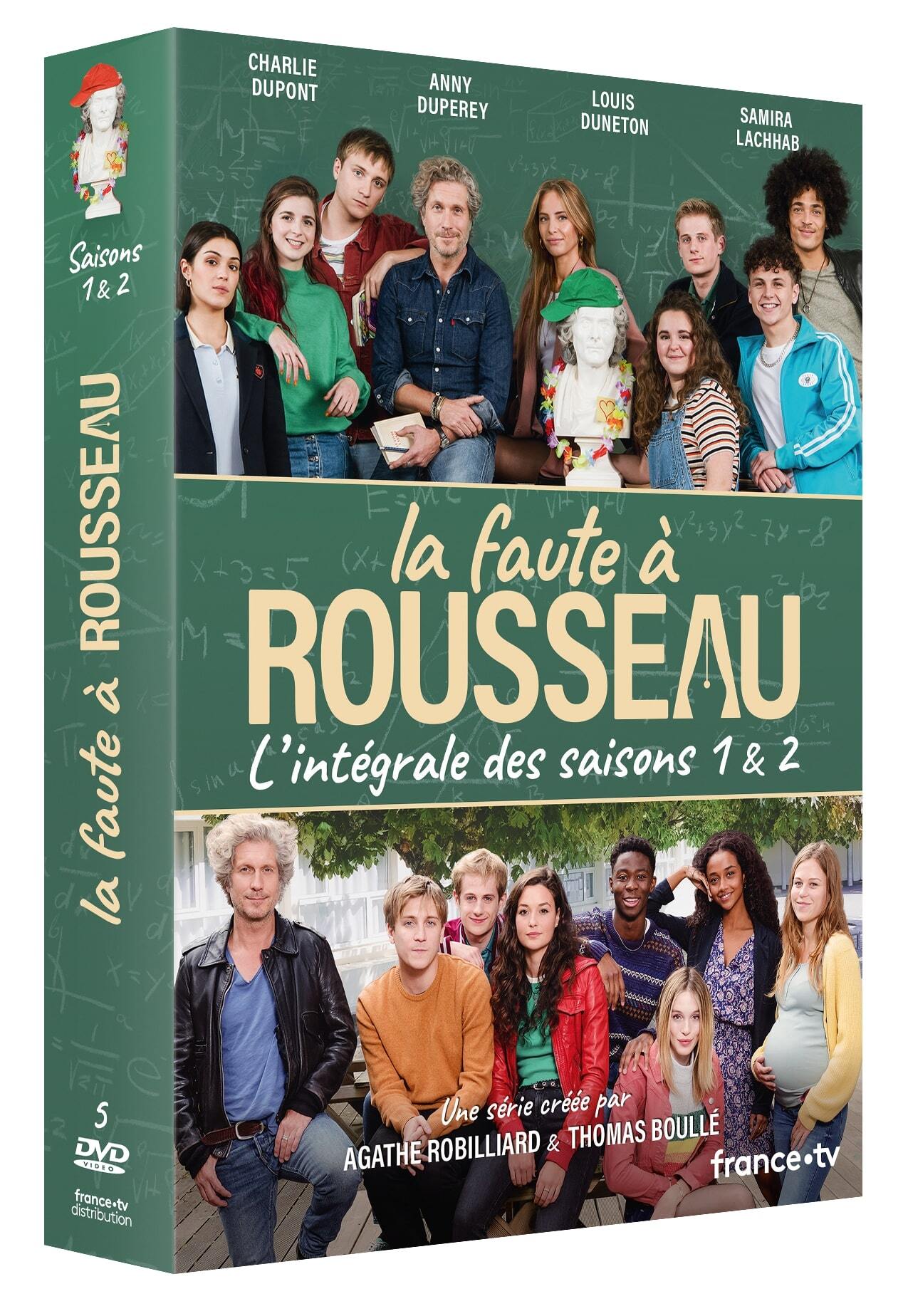COFFRET LA FAUTE A ROUSSEAU - SAISONS 1 ET 2 - DVD