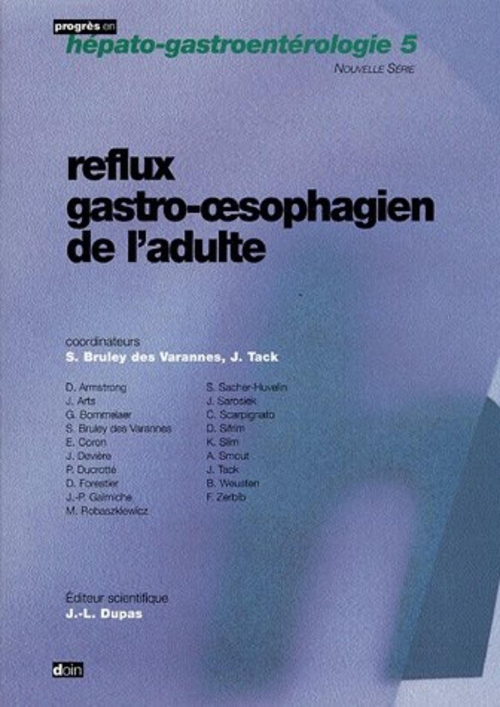REFLUX GASTRO OESOPHAGIEN DE L ADULTE - N5