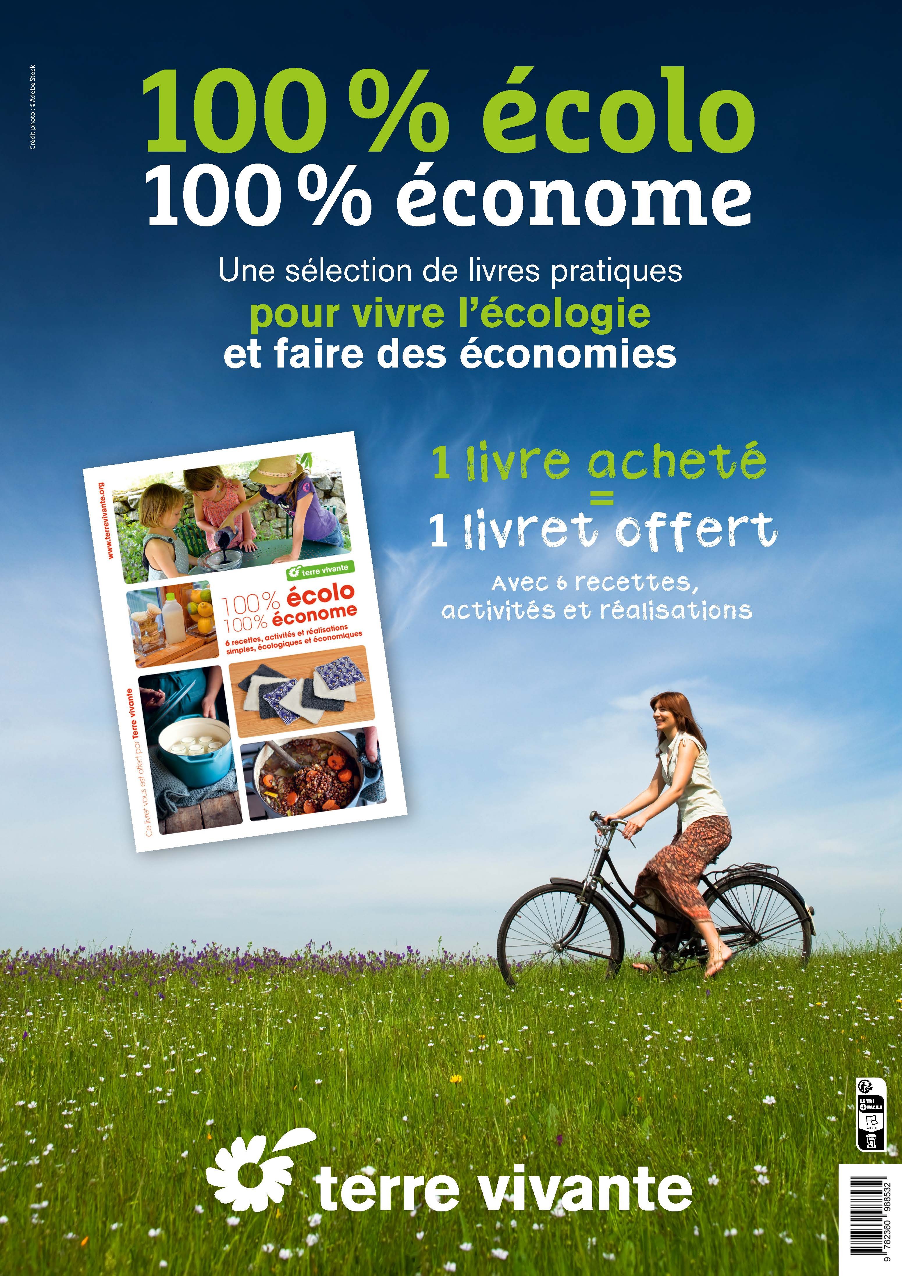 Affiche A4 100% Ecolo 100% Econome