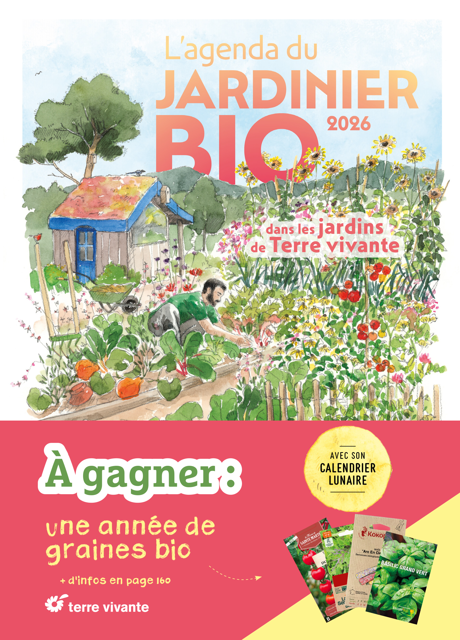 L'Agenda du jardinier bio 2026