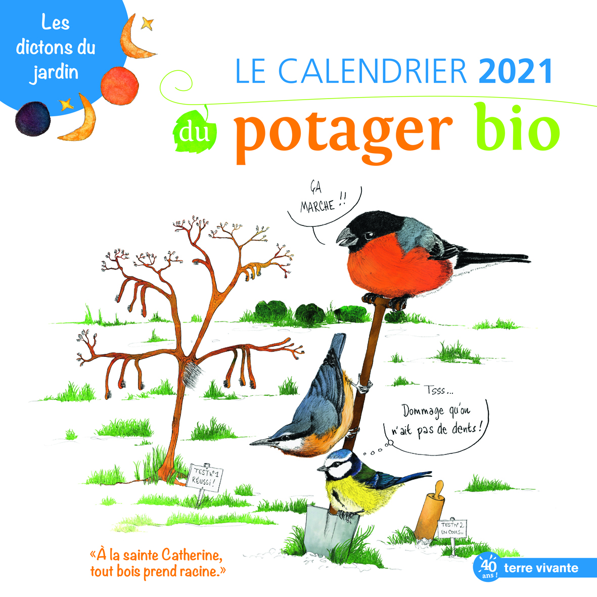 Le calendrier 2021 du potager bio