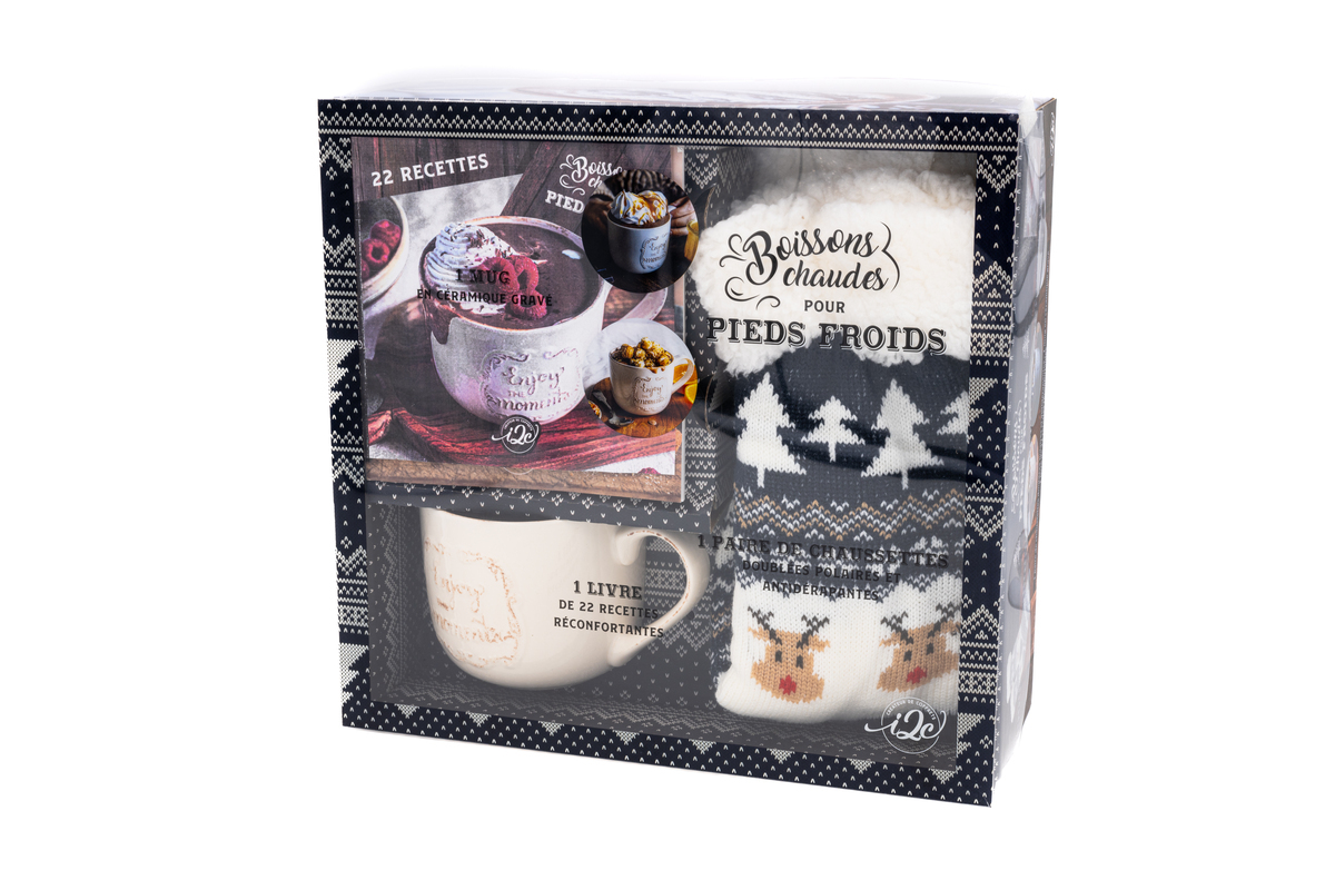 Bleu - Bien dans mes chaussettes - Boissons chaudes, pour pieds froids