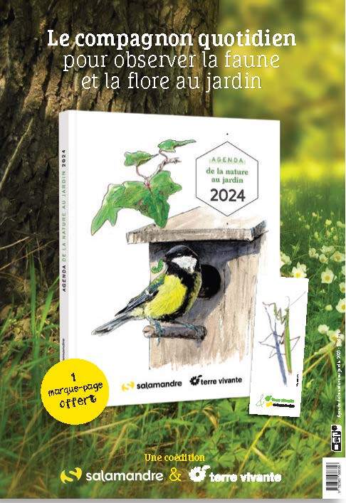 Affiche Agenda de la nature au jardin 2024