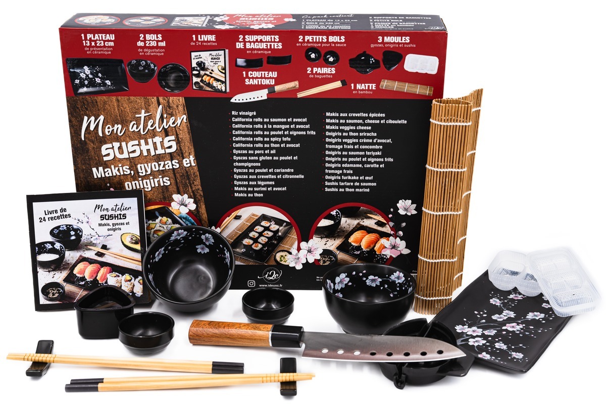 2025, MON ATELIER SUSHIS, MAKIS, GYOZAS & ONIGIRIS MAISON