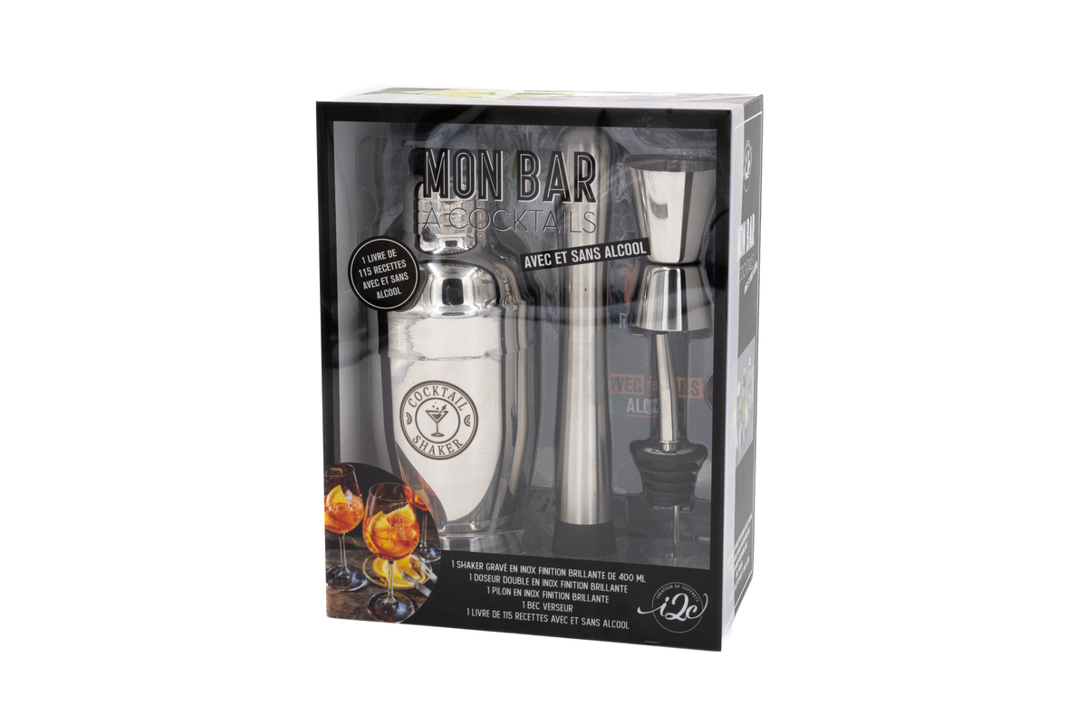 Coffret Mon bar à cocktails 2024 - Avec et sans alcool