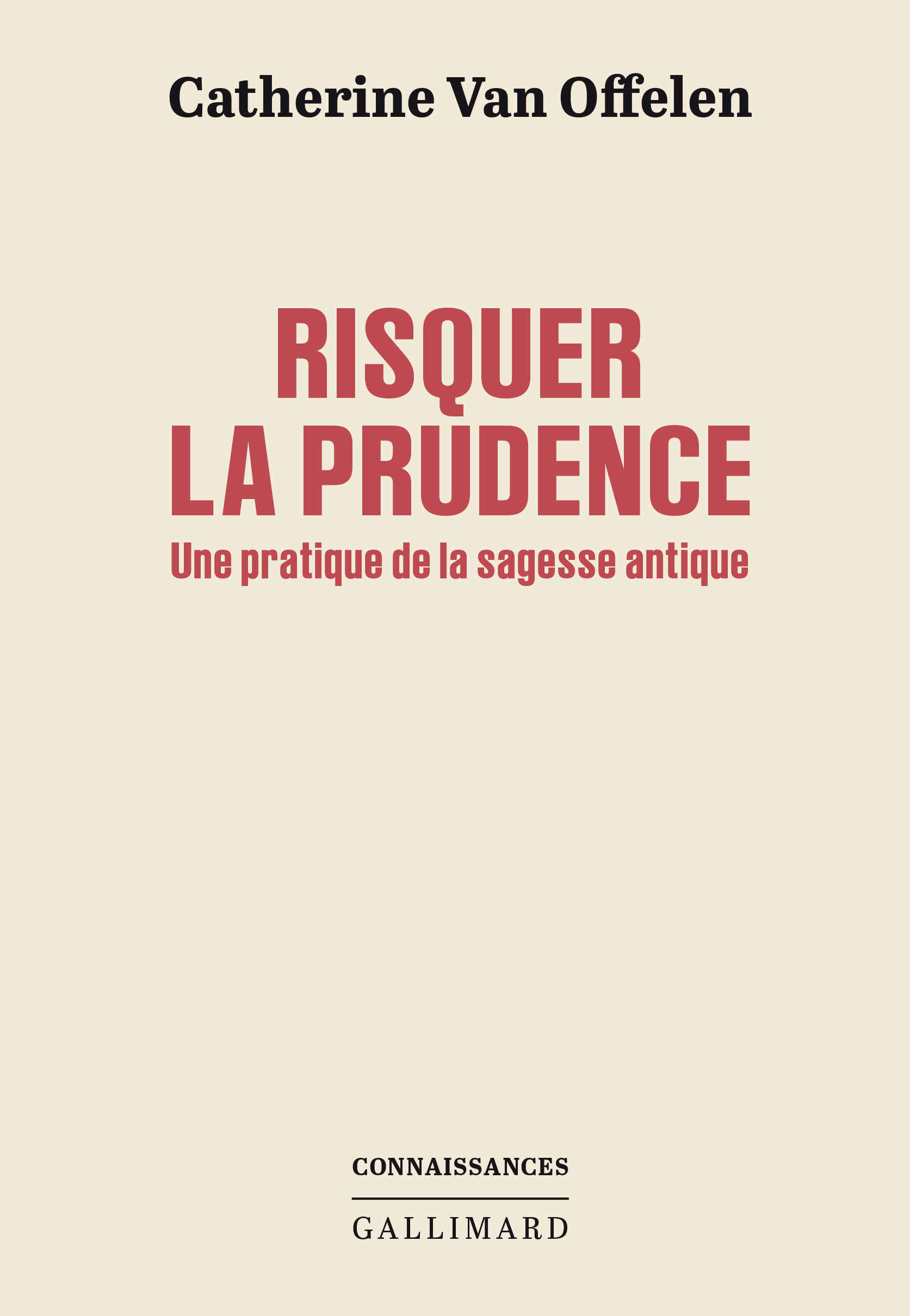 Risquer la prudence