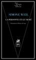 La Personne Et Le Sacré