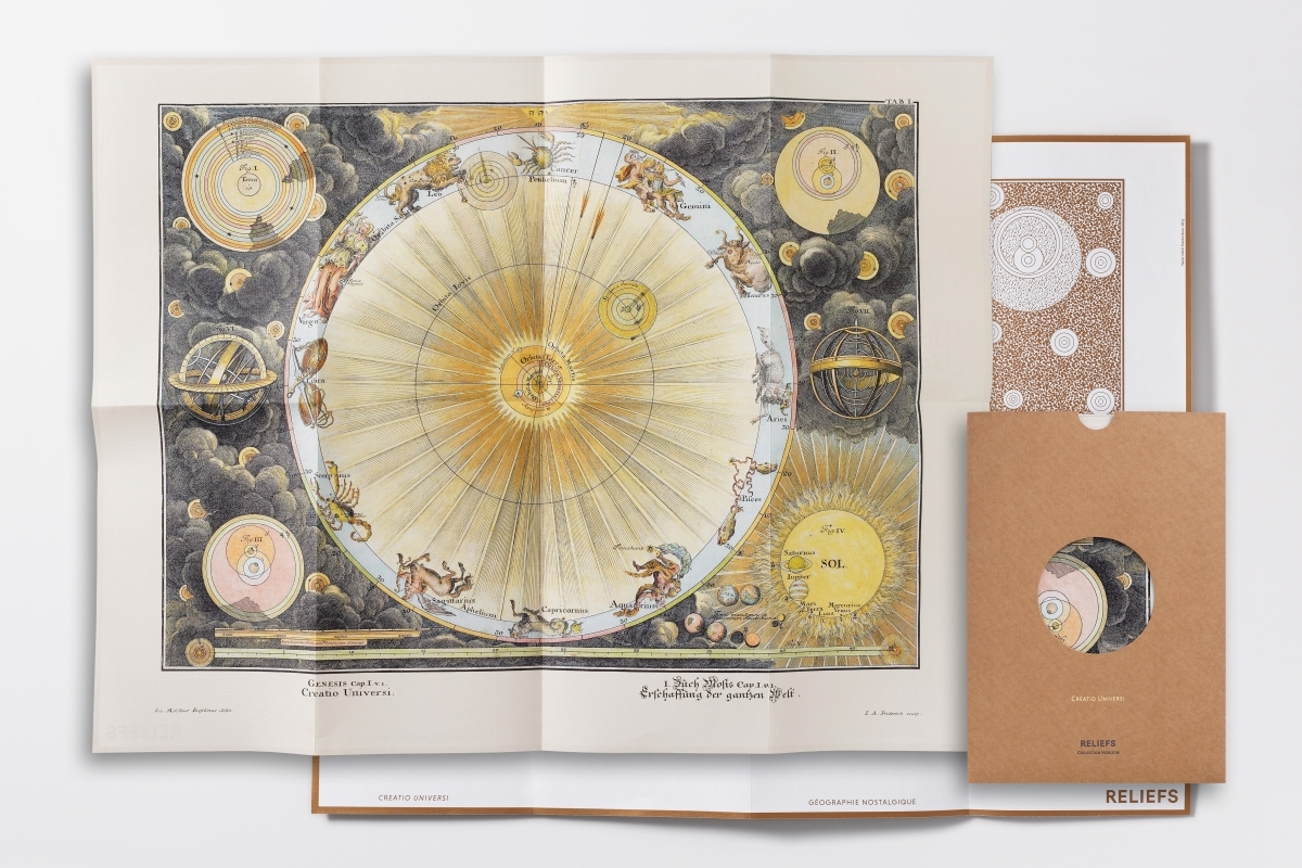 Carte – Creatio universi - Géographie nostalgique