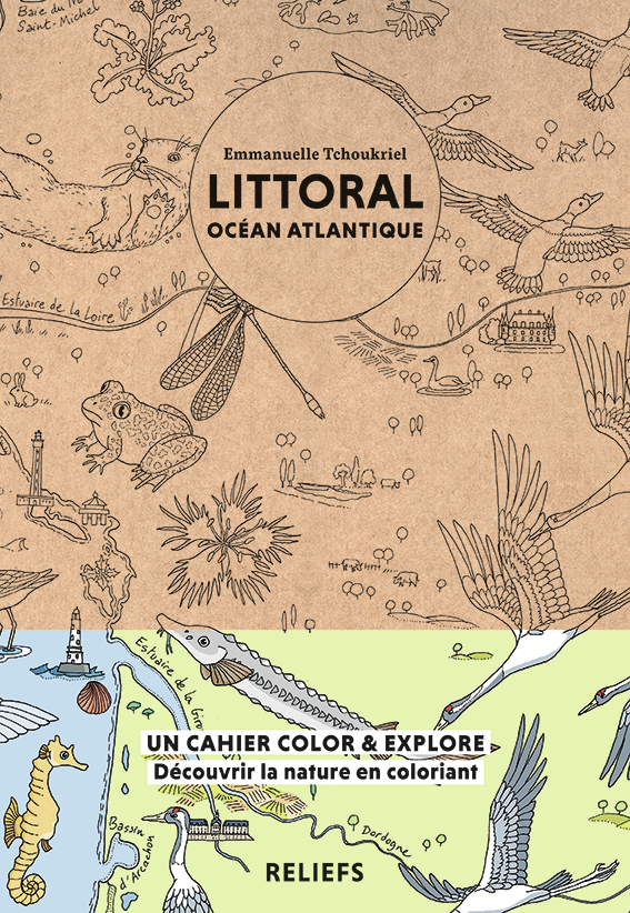 Cahier à colorier  – Littoral océan Atlantique