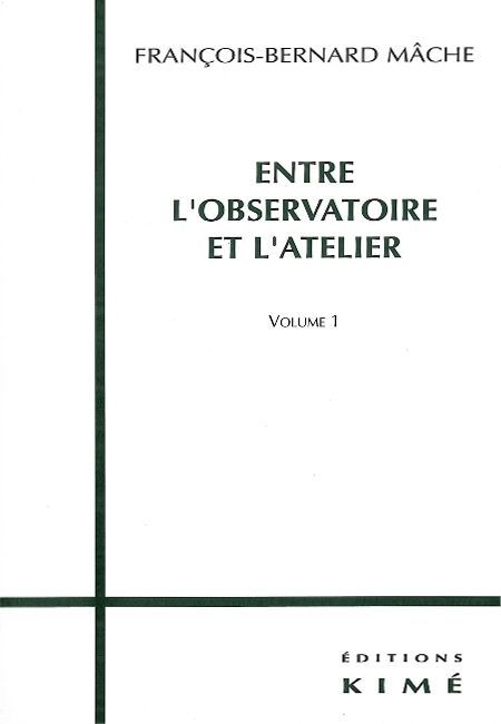 Entre l'Observatoire et l'Atelier  1