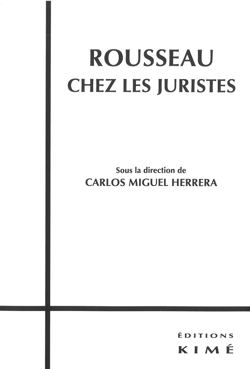Rousseau Chez les Juristes