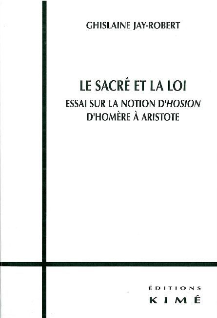 Le Sacre et la Loi