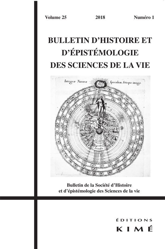 Bulletin d'Histoire et d'épistémologie 25/1