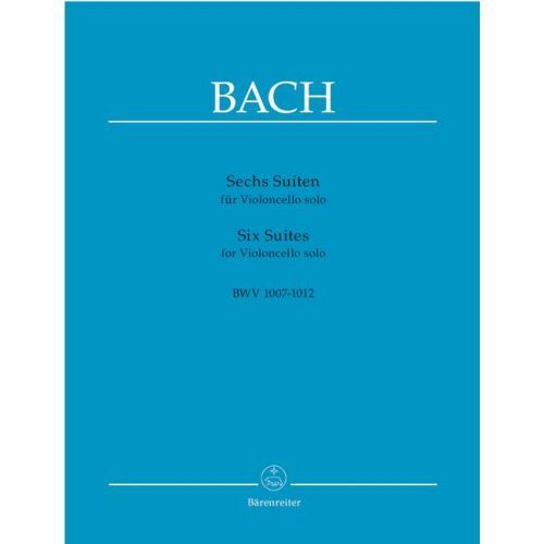 SIX SUITES POUR VIOLONCELLE BWV 1007-1012