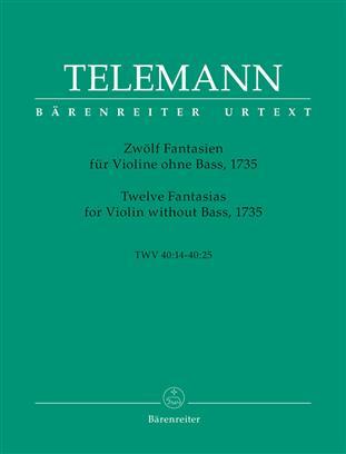 12 FANTAISIES POUR VIOLON SANS BASSE TWV 40: 14-25