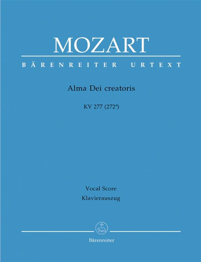 WOLFGANG AMADEUS MOZART : ALMA DEI CREATORIS KV277 - PIANO CHANT -