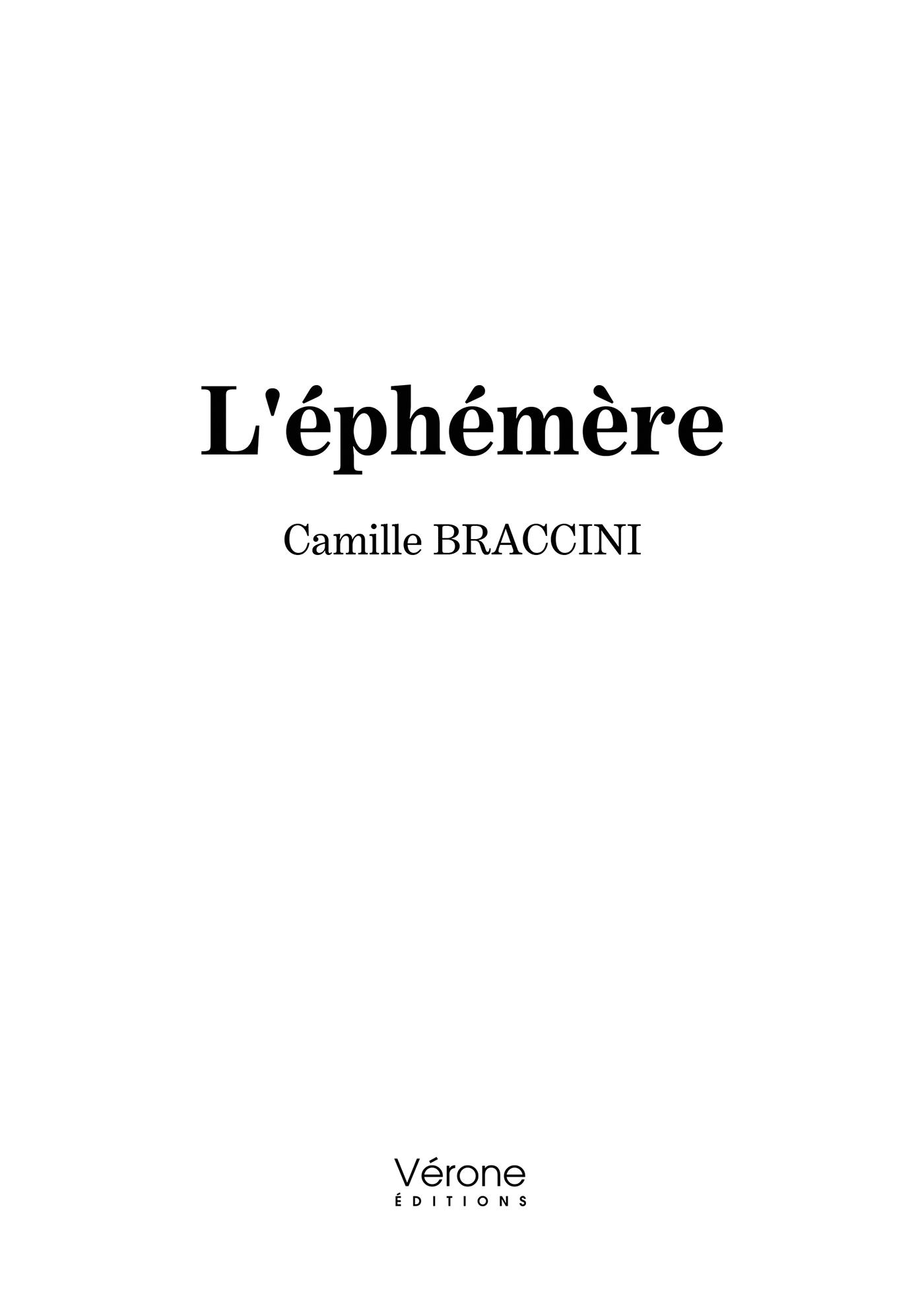 L'éphémère