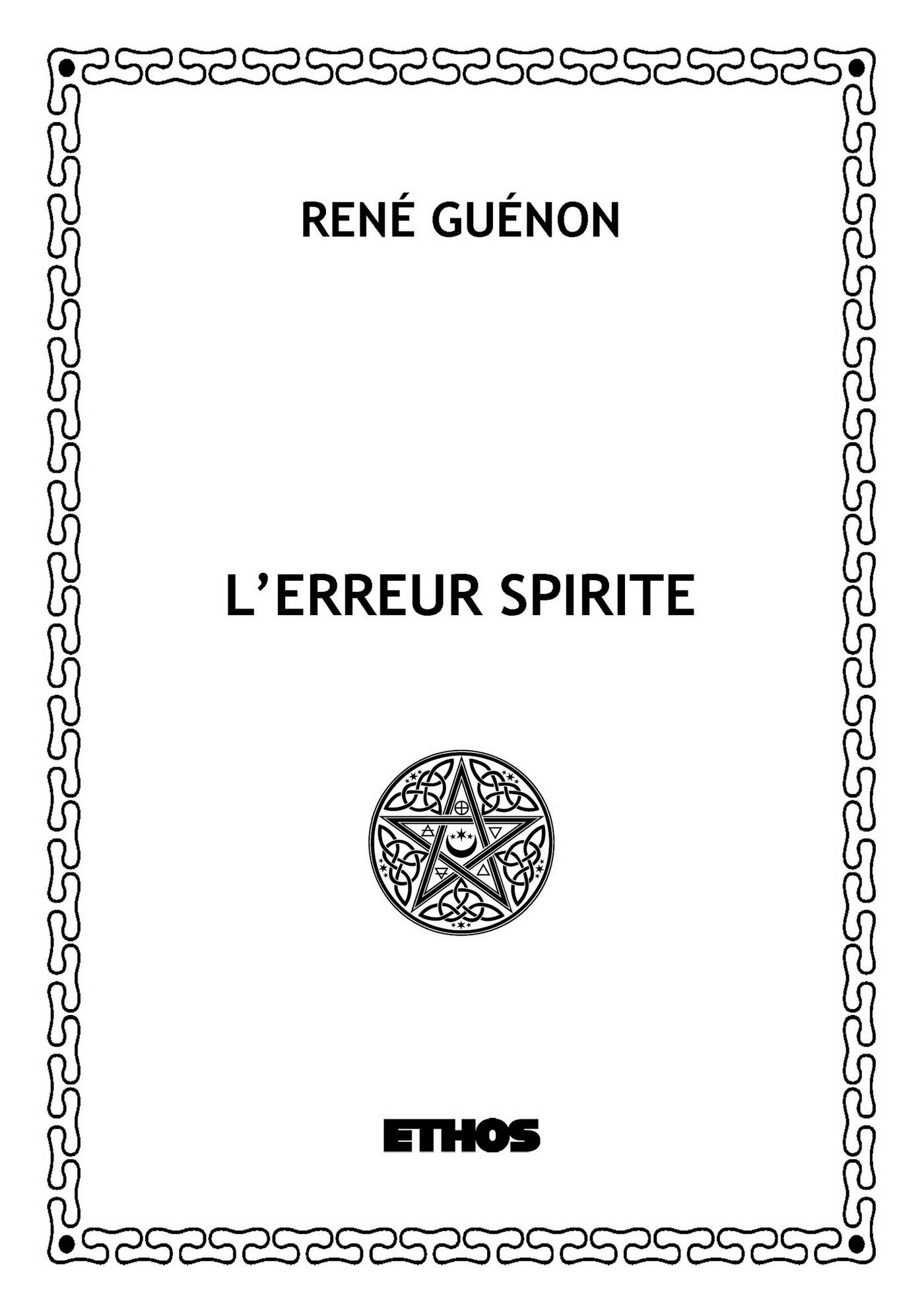 L'erreur spirite