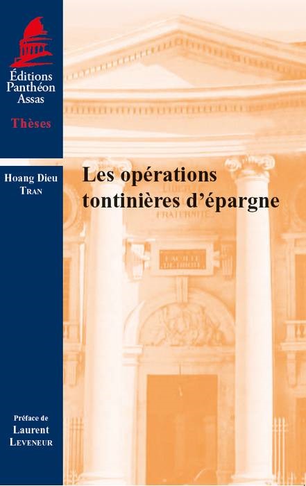 LES OPÉRATIONS TONTINIÈRES D'ÉPARGNE