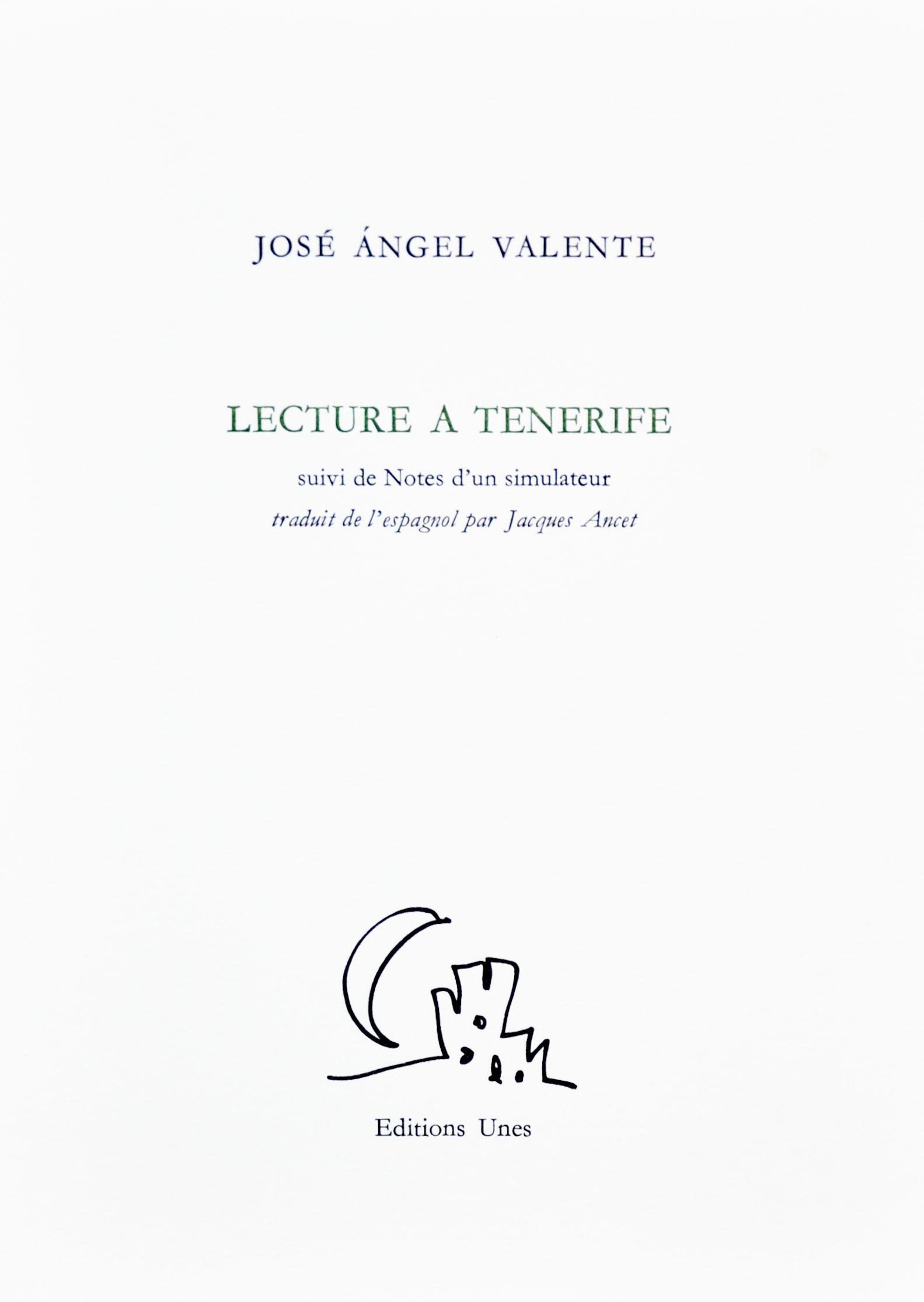 Lecture à Ténérife