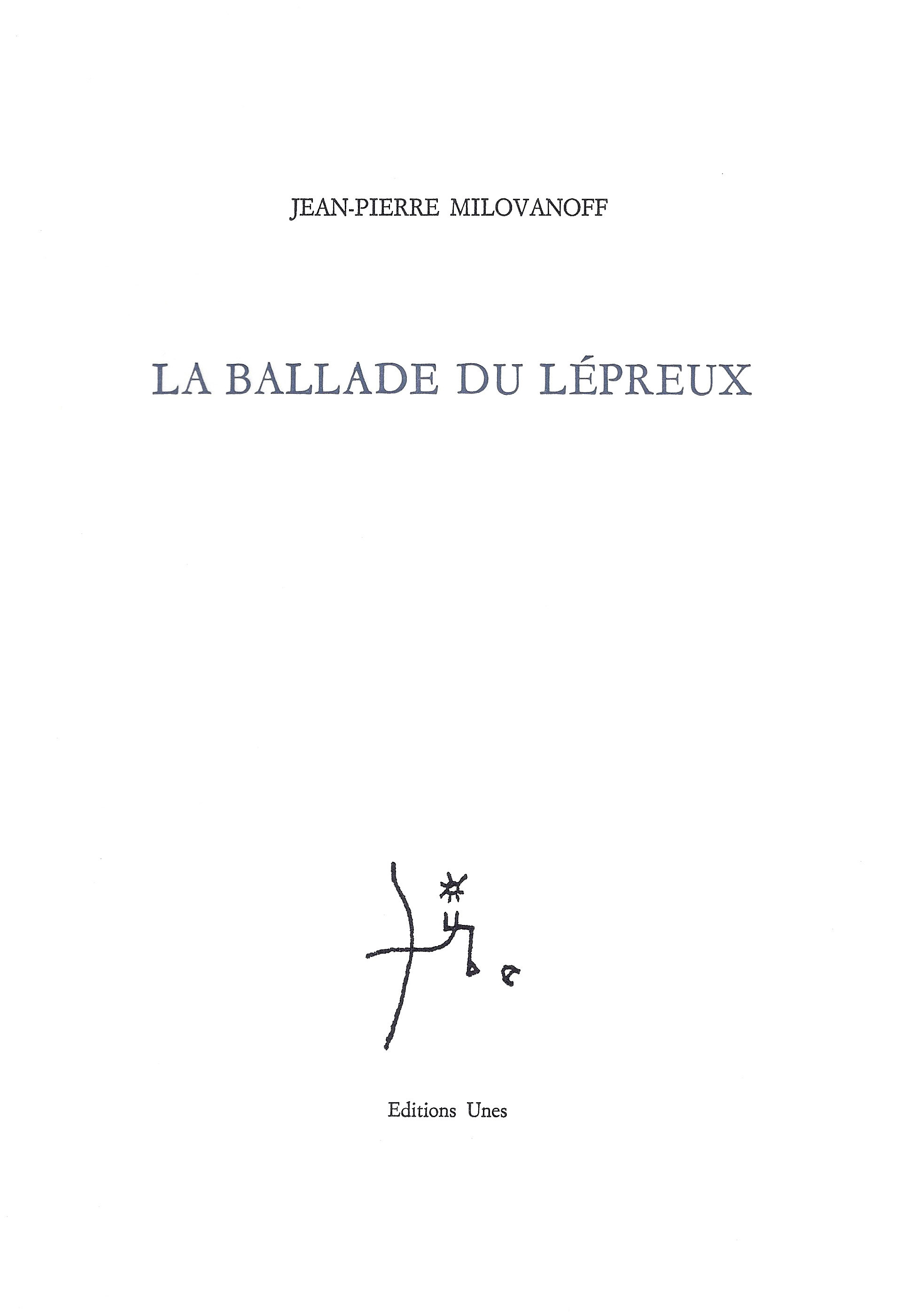 Ballade du lépreux