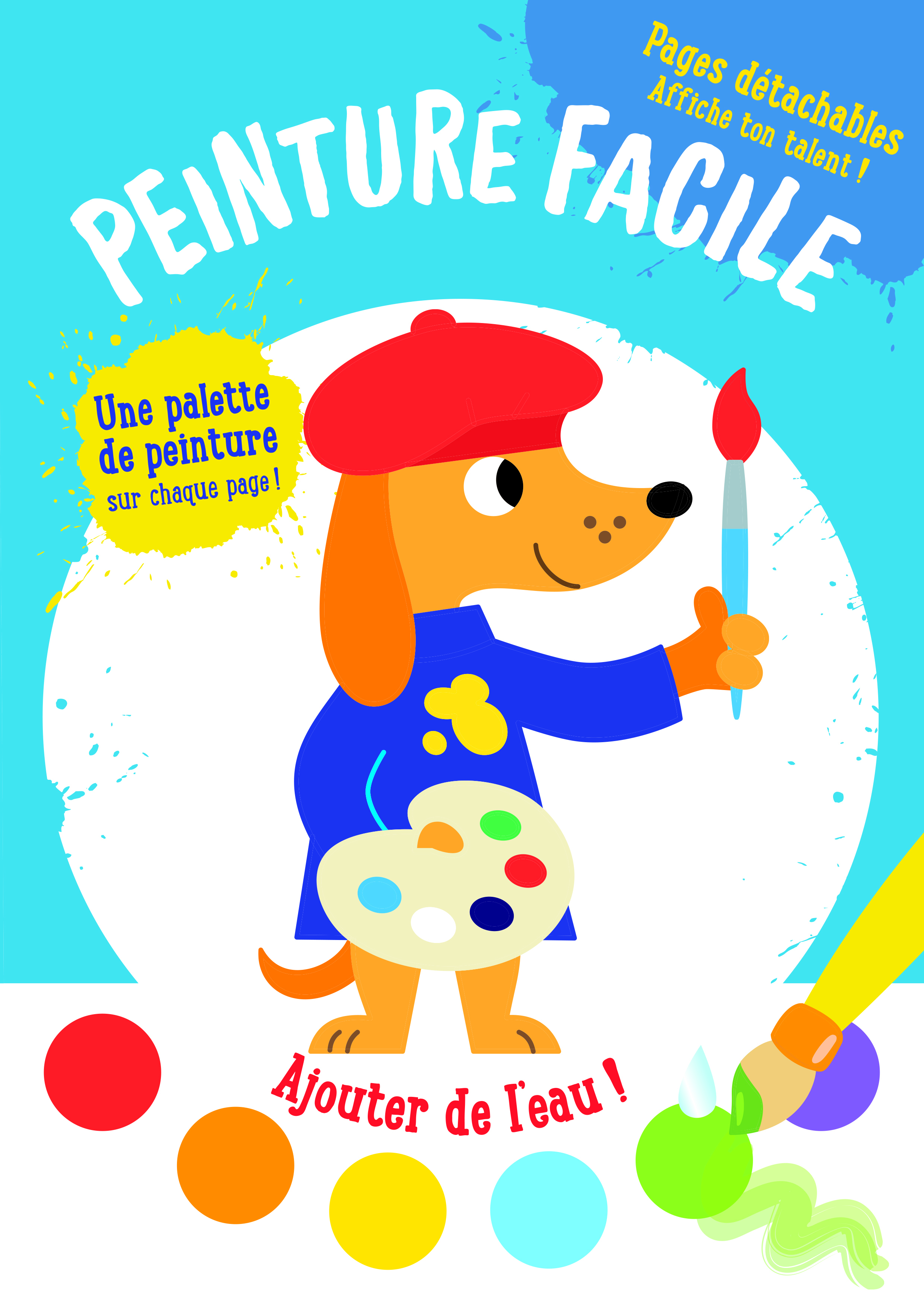 Chien peinture facile