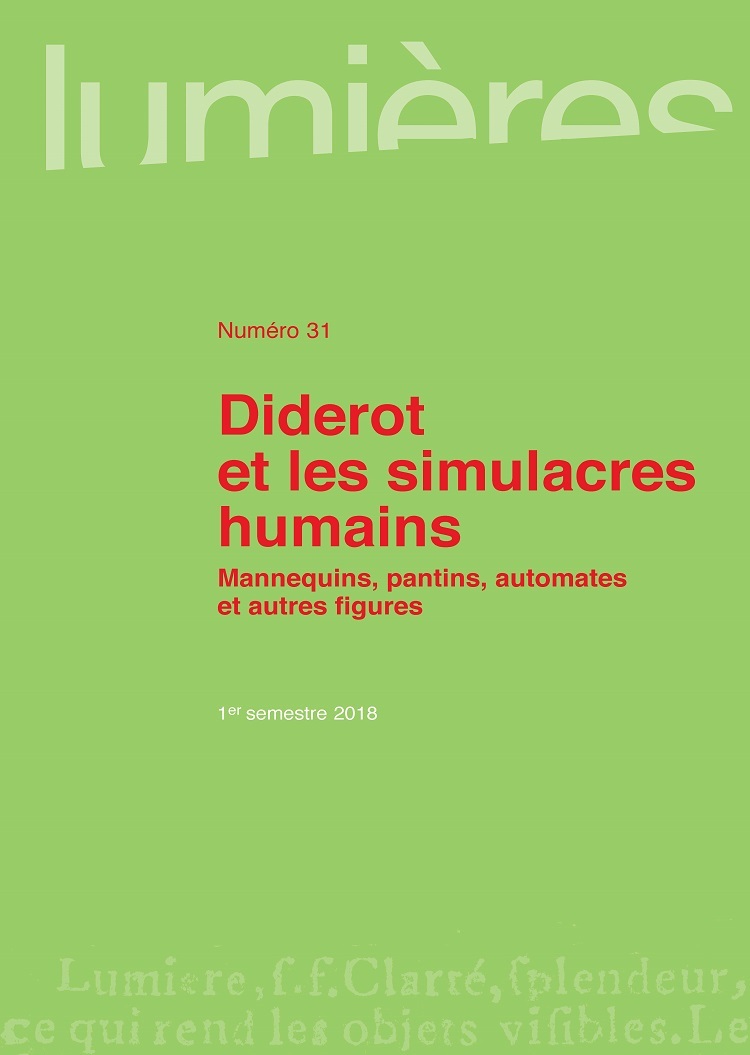 Diderot et les simulacres humains