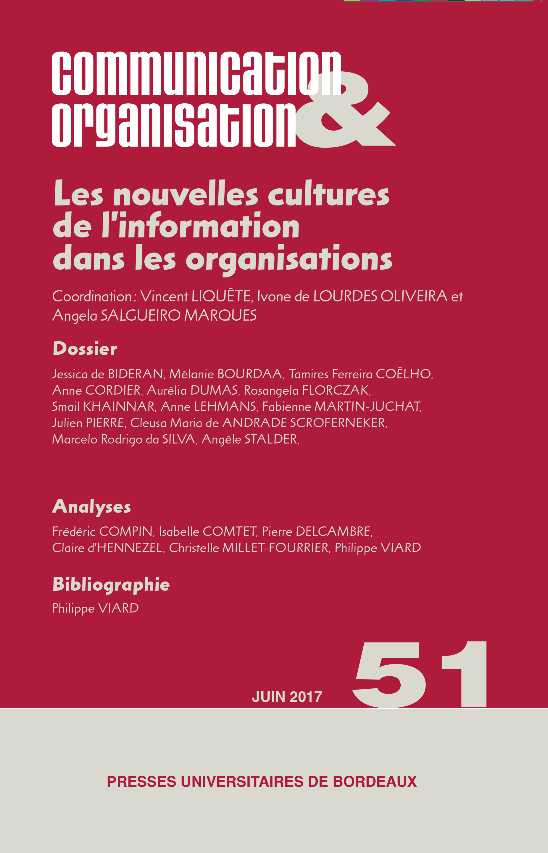 Les nouvelles cultures de l'information dans les organisations