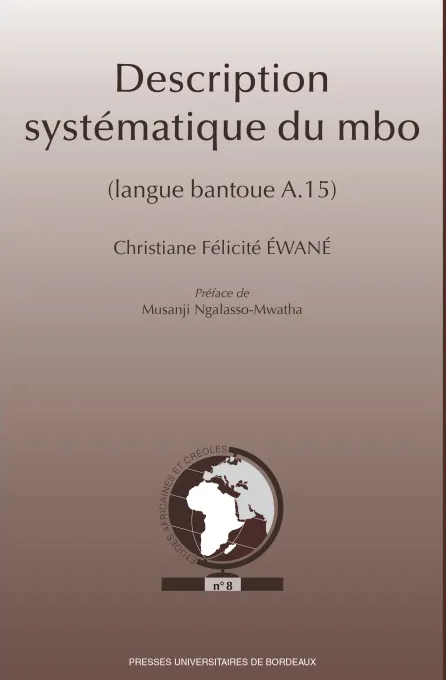 Description systematique du mbo langue bantoue a.15