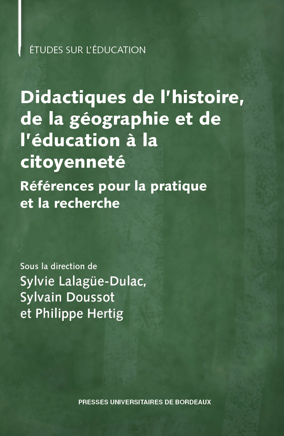 Didactiques de l’histoire, de la géographie et de l’éducation à la citoyenneté