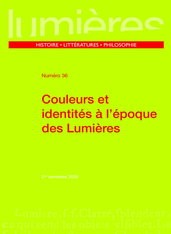 Couleurs et identités à l'époque des Lumières