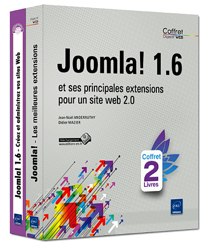 Joomla! 1.6 - Coffret de 2 livres : Joomla! 1.6 et ses principales extensions pour un site web 2.0