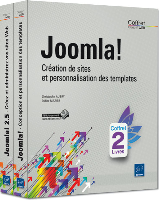 JOOMLA! - UN COFFRET DE 2 LIVRES : CREATION DE SITES ET PERSONNALISATION DES TEMPLATES