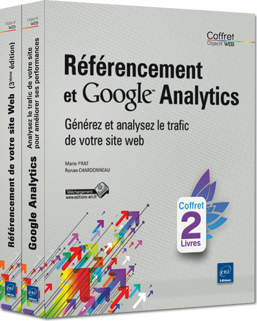 REFERENCEMENT ET GOOGLE ANALYTICS - COFFRET DE 2 LIVRES : GENEREZ ET ANALYSEZ LE TRAFIC DE VOTRE SIT