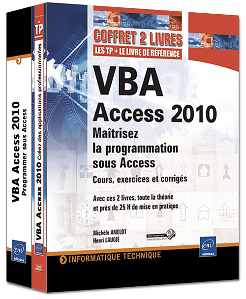 VBA Access 2010 - Coffret de 2 livres : Maîtrisez la programmation sous Access