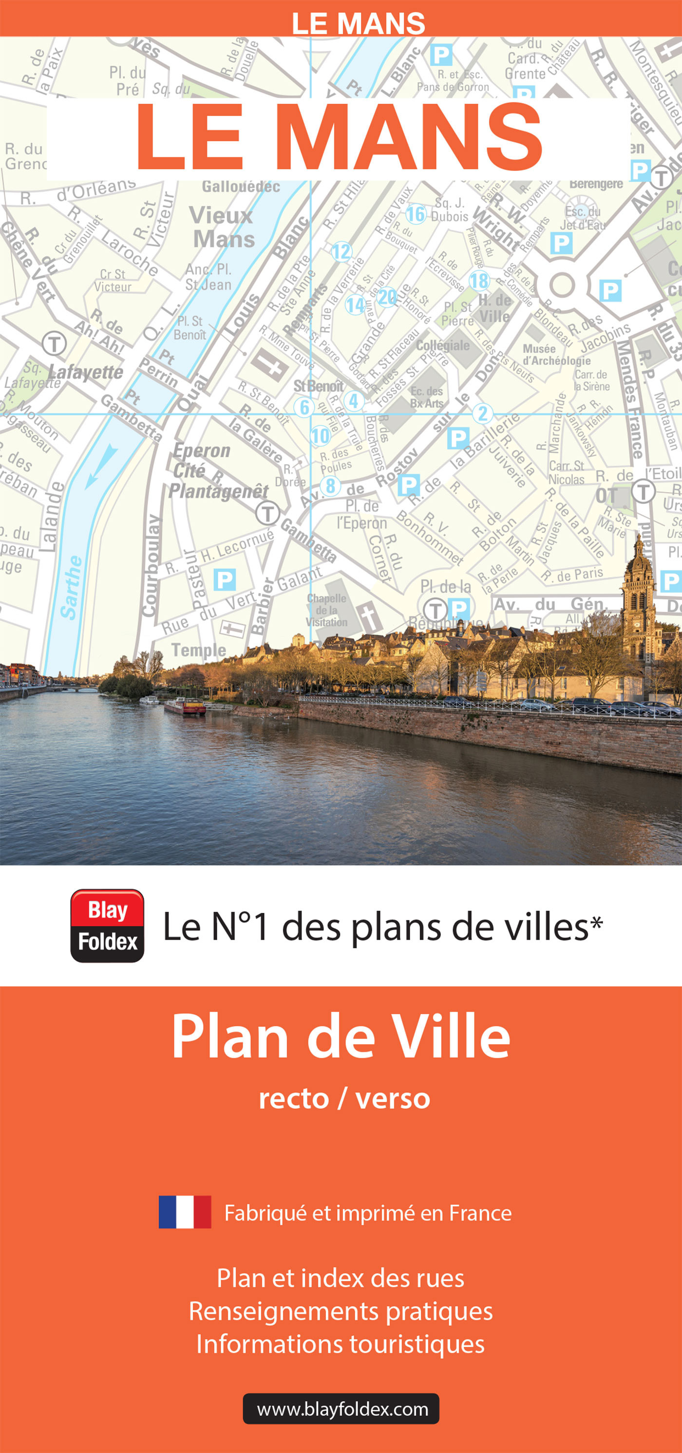 LE MANS 2024 - Plan de ville