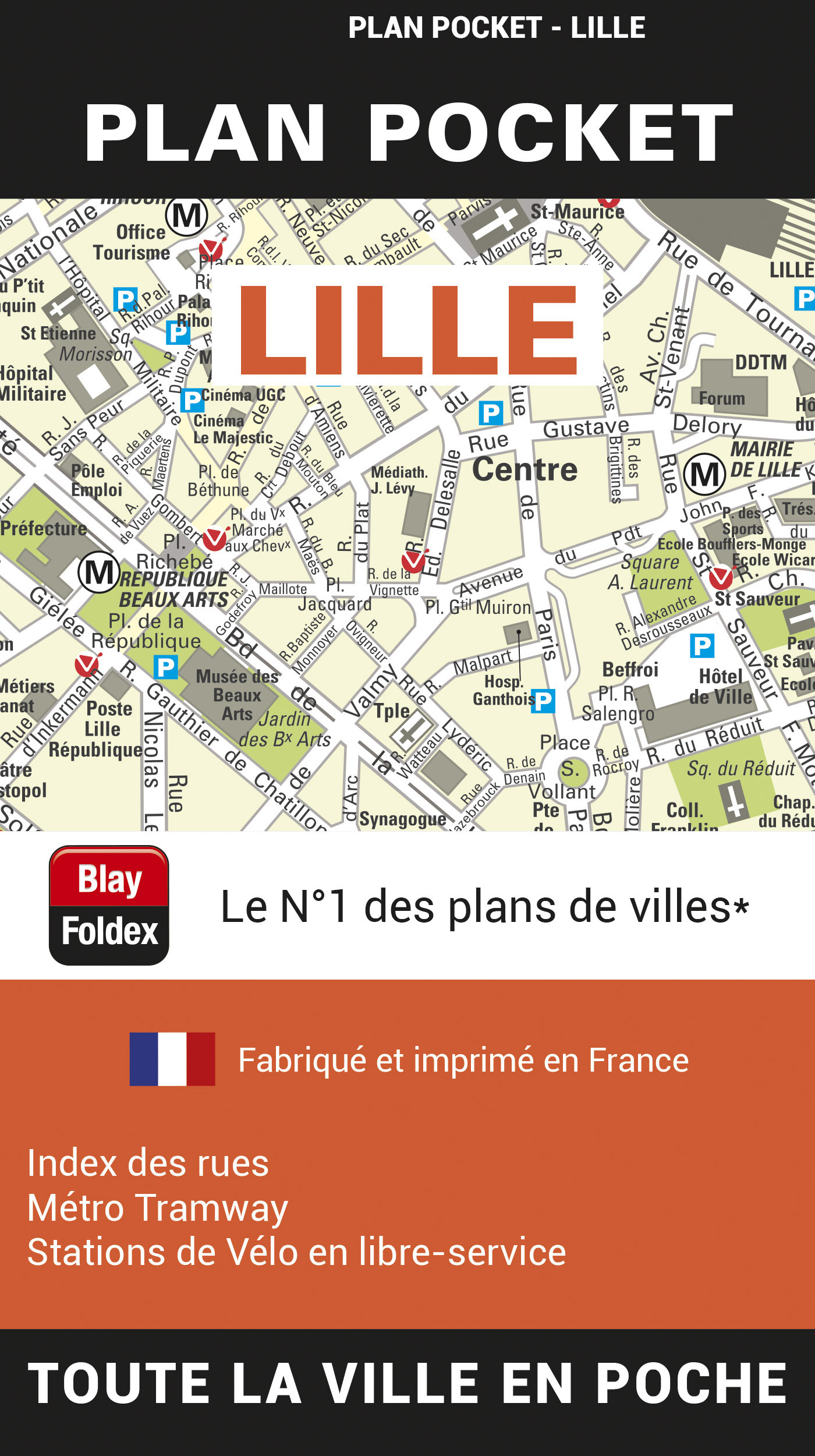 LILLE PLAN POCKET 2024