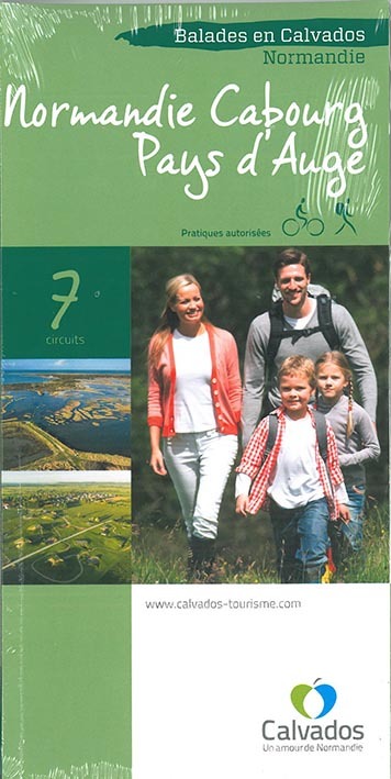 R147 NORMANDIE CABOURG PAYS D'AUGE 7 CIRCUITS DONT 1 A VELO