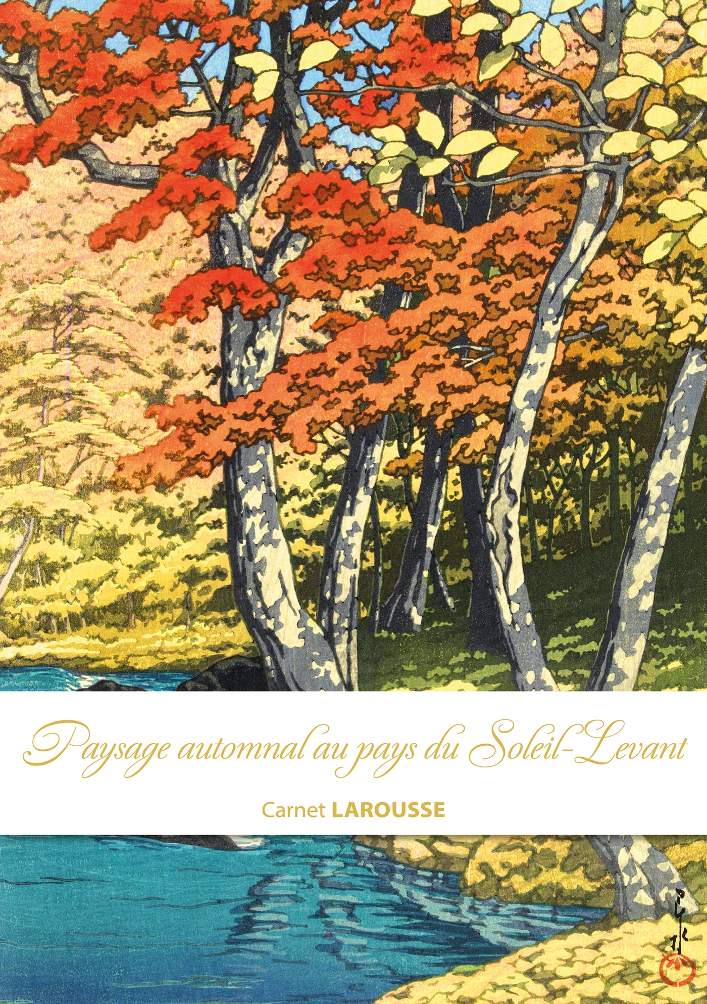 Carnet Larousse - Paysage automnal au pays du Soleil levant