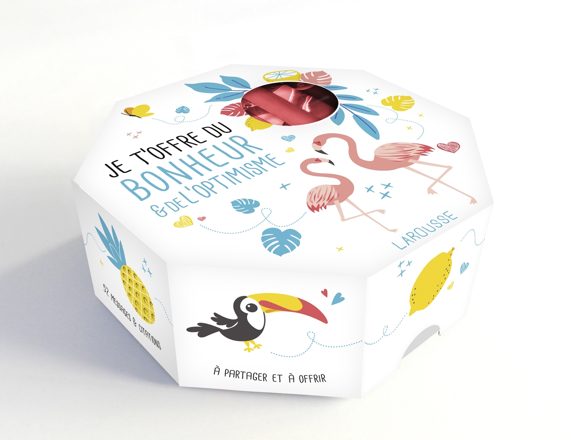 Je t'offre du bonheur et de l'optimisme