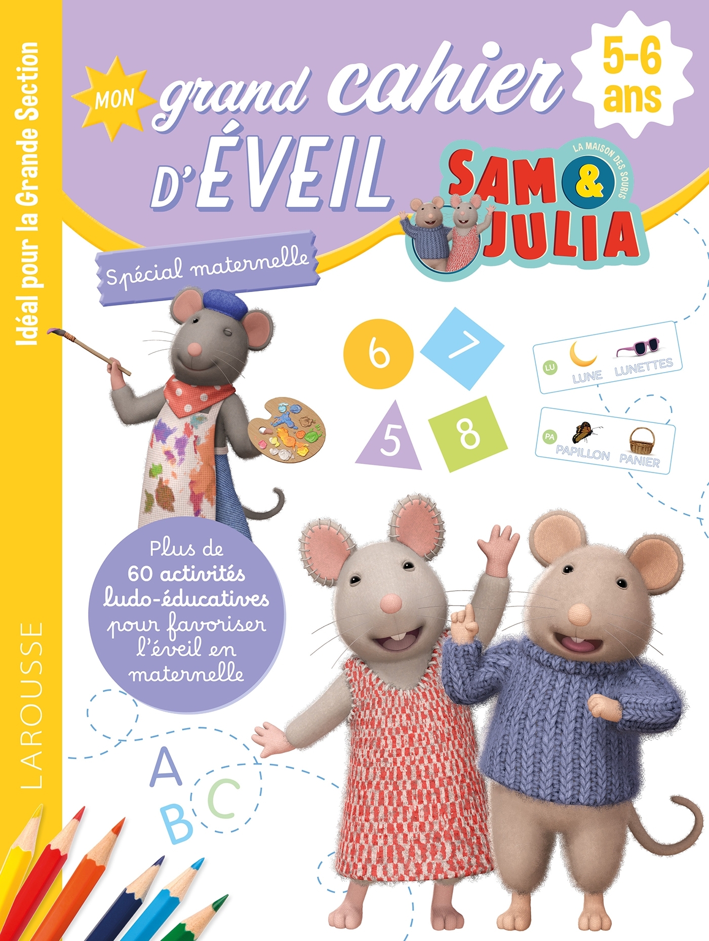Mon grand cahier d'éveil - Sam et Julia - 5-6 ans