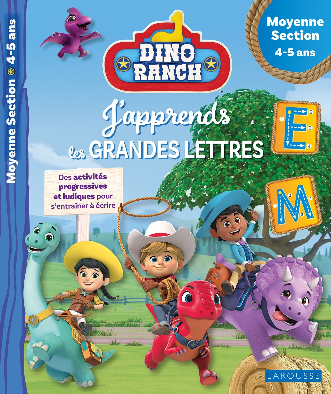 DINO RANCH - J'apprends les grandes lettres - Moyenne Section