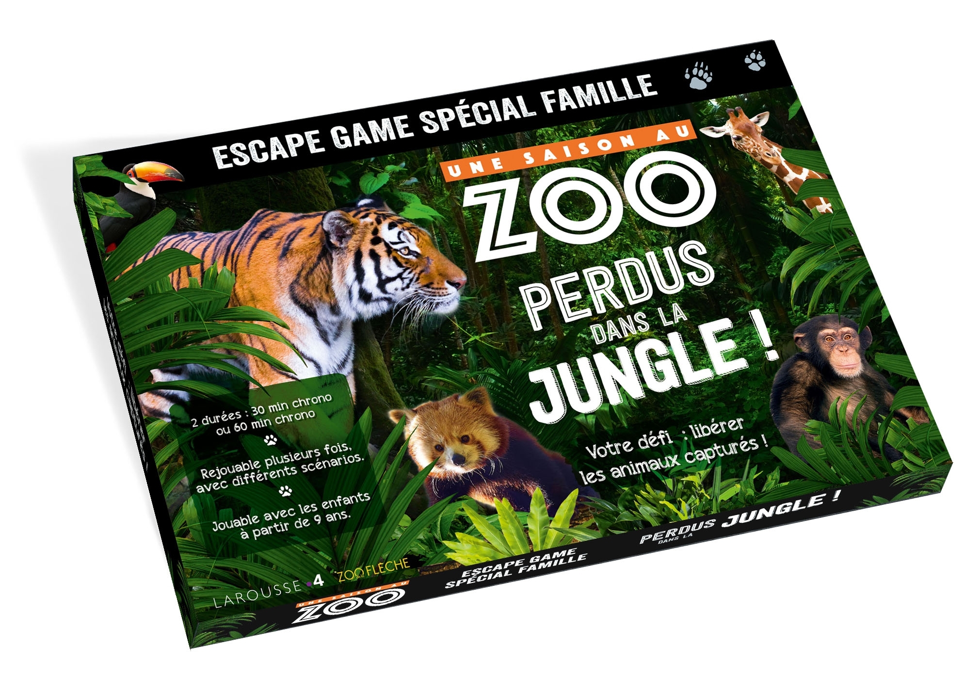 Escape game famille - UNE SAISON AU ZOO Perdus dans la jungle !