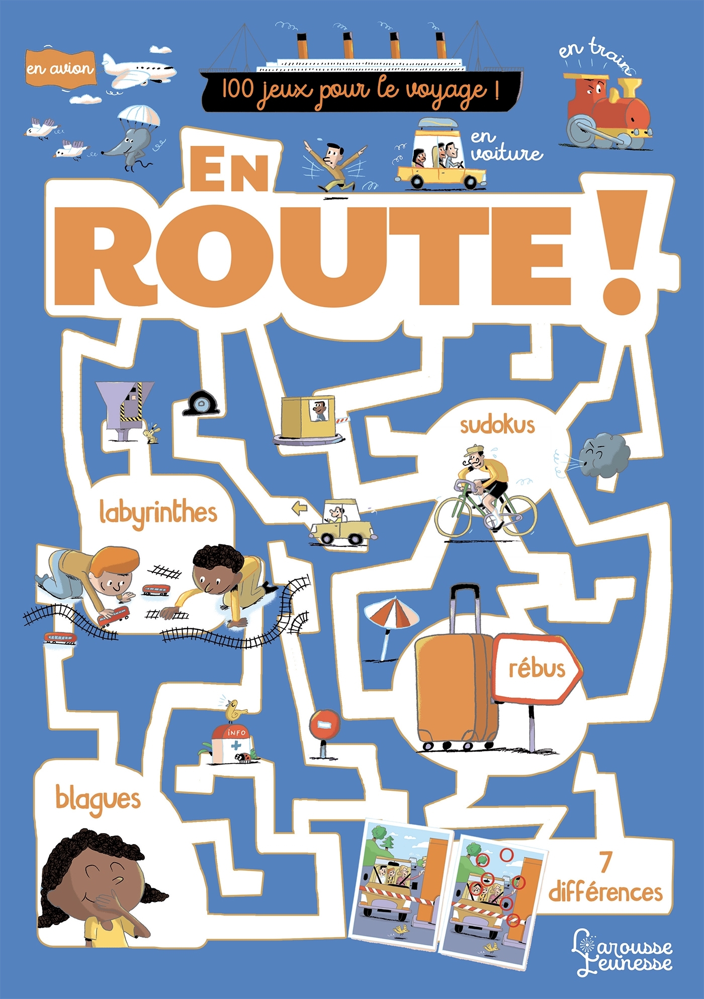 En route: cahier de jeux 100% vacances