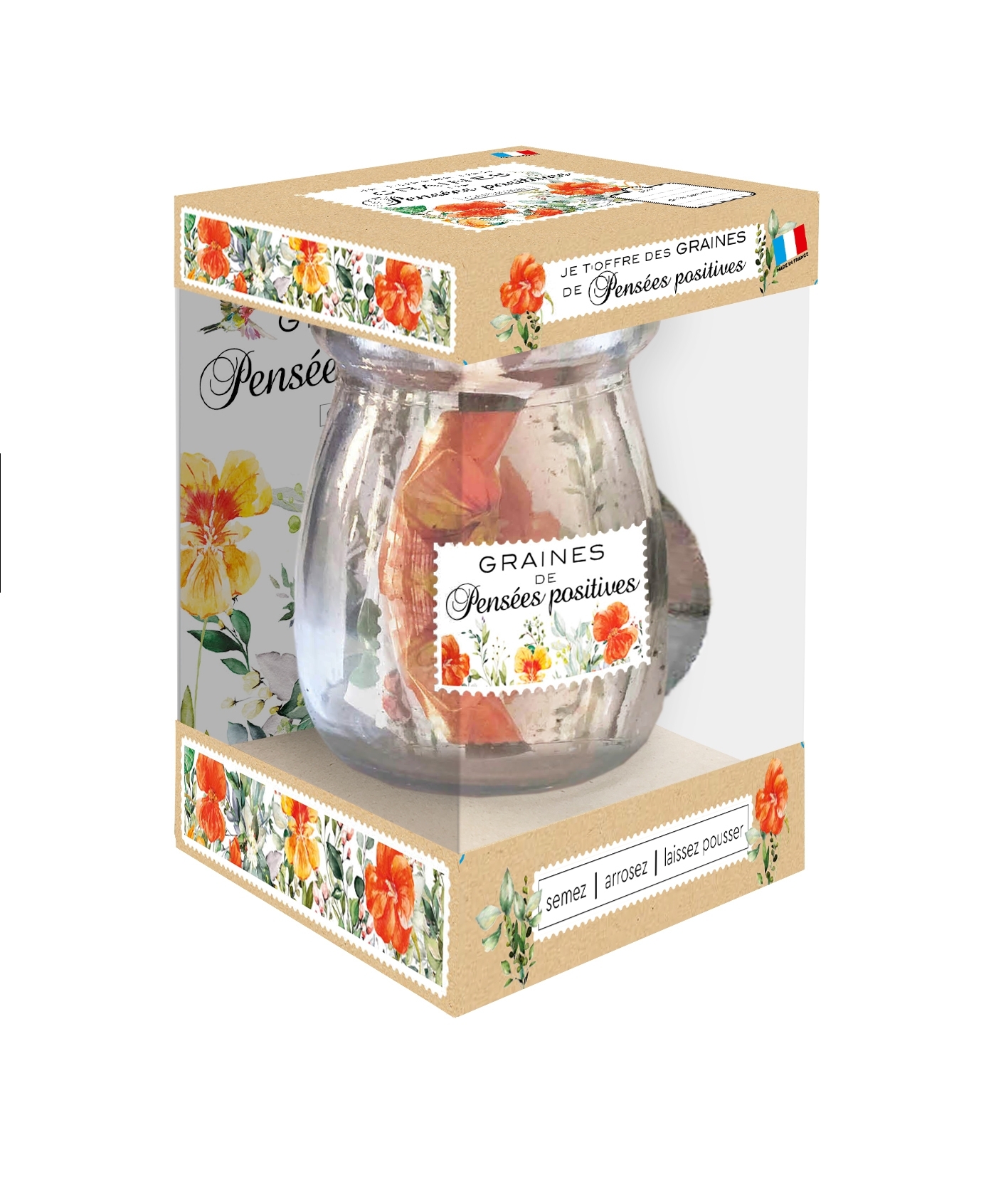 Je t'offre des graines de pensées positives