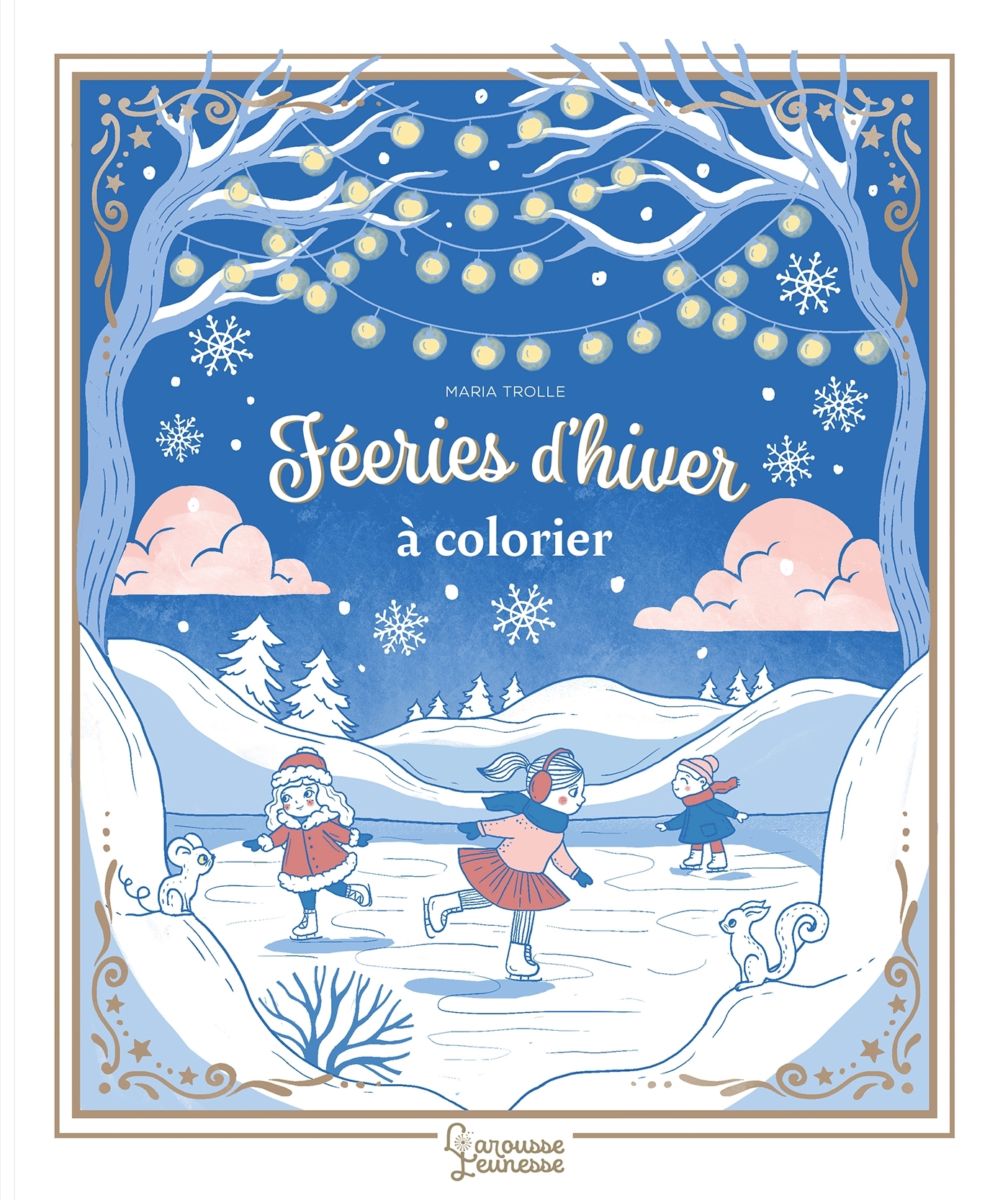 Fééries d'hiver à colorier